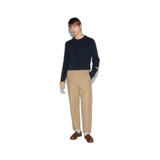 GG canvas track bottoms