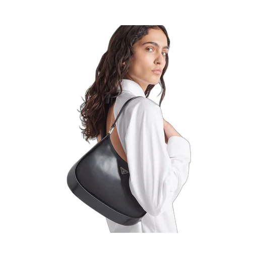 Prada Cleo brushed leather shoulder bag