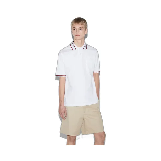 Cotton piquet polo shirt with Web