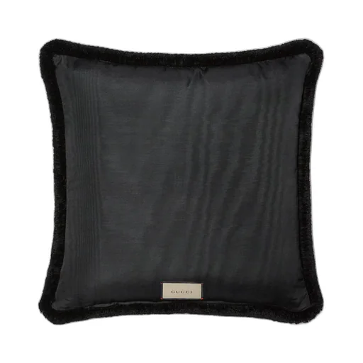 Gucci bear wool cushion