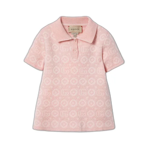 Baby Double G wool viscose dress