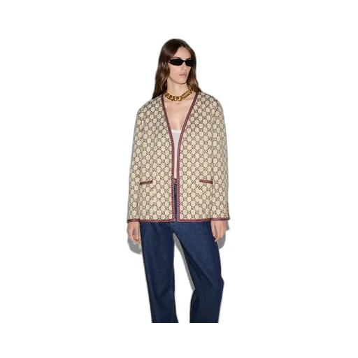 GG cotton tweed jacket
