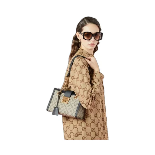 Padlock small GG shoulder bag
