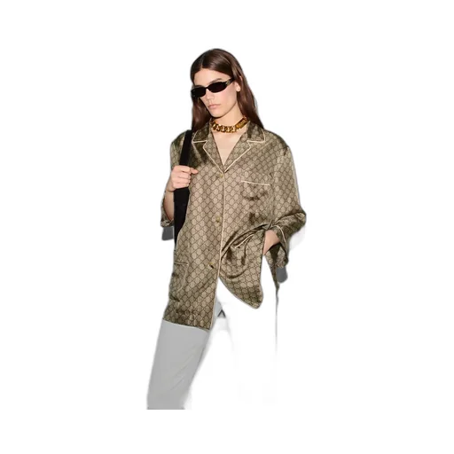 GG Supreme silk shirt