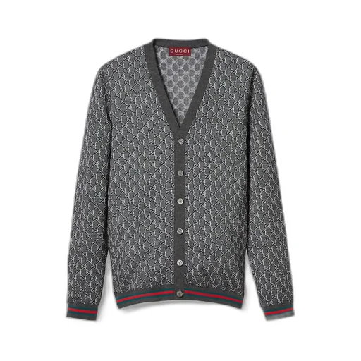 GG wool and silk cardigan