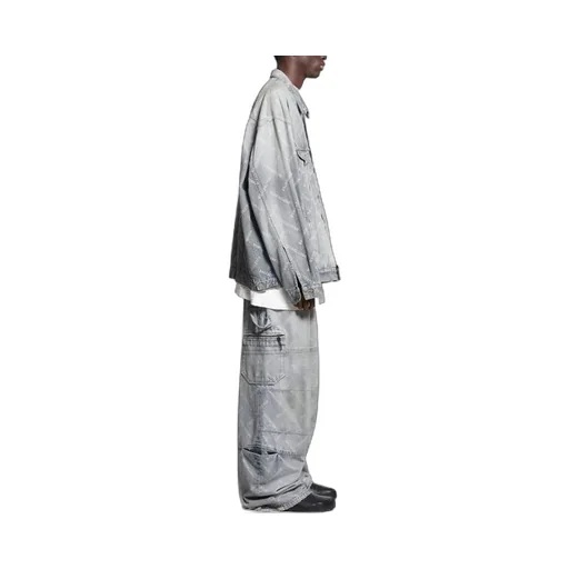 Bal Diagonal Allover Cargo Pants