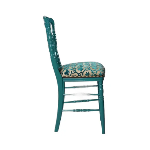 Wood chair with GG jacquard