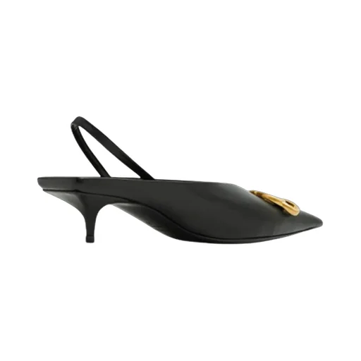 BB Square Knife Slingback pumps