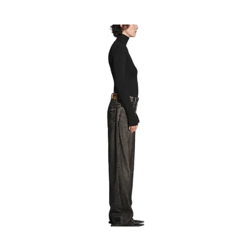 Denim Trompe L'Œil Pants