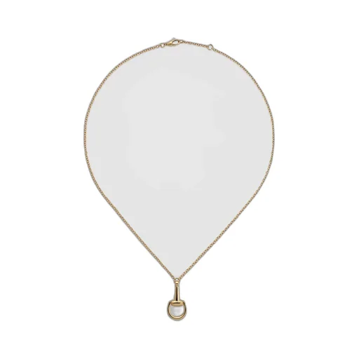 18k Horsebit chain necklace