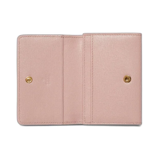 Card case with Gucci script