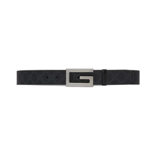 Reversible belt with Square G buckle