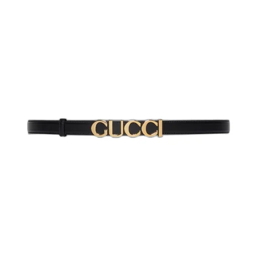 Gucci buckle thin belt