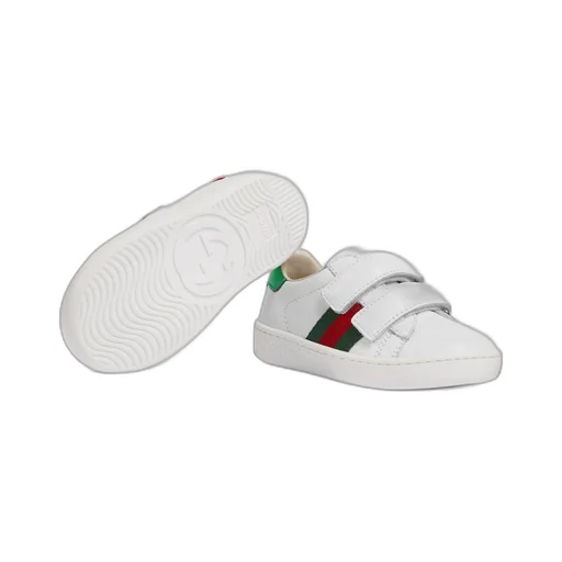 Toddler leather trainer with Web