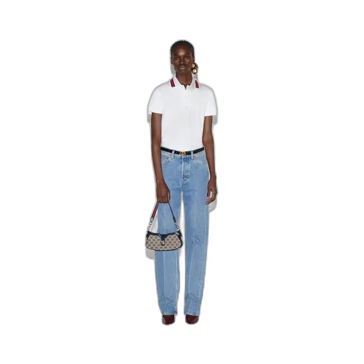 Cotton stretch piquet polo shirt