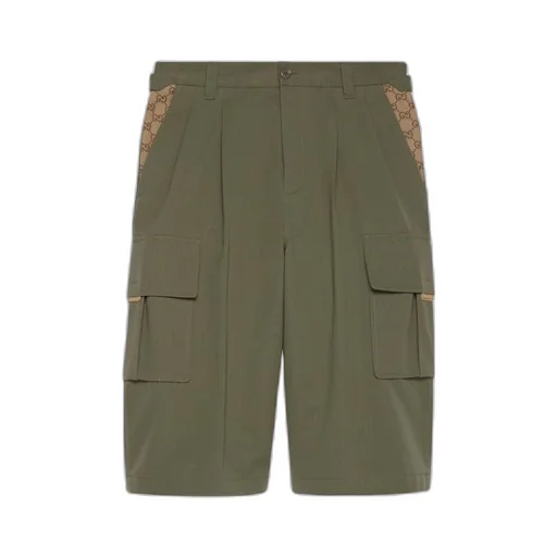 Cotton cargo shorts