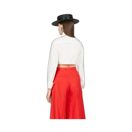 Cotton poplin shirt