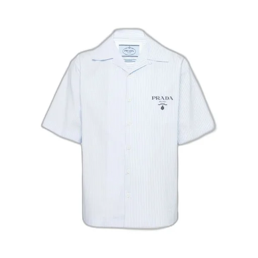 Short-sleeved cotton shirt