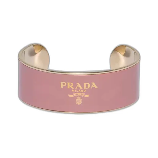 Enameled metal cuff bracelet