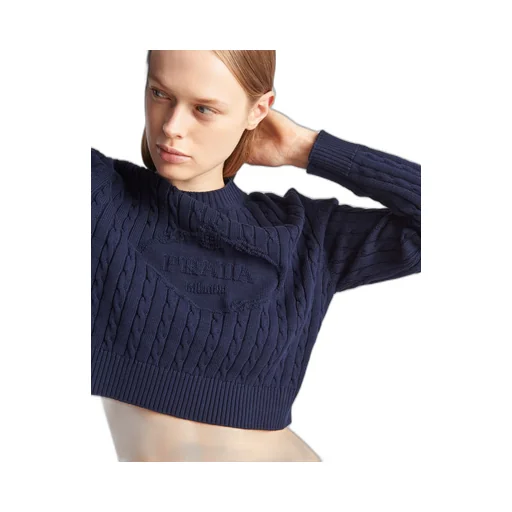 Cotton crew-neck sweater