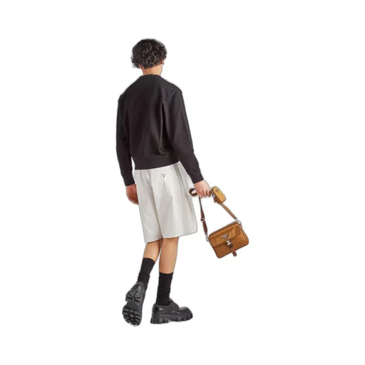 Oversized cotton jersey logo sweatshirt