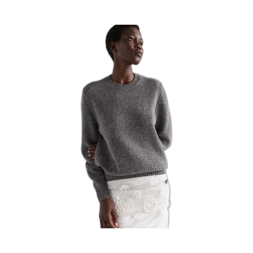 Wool and cashmere crew-neck sweater