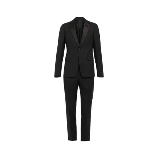Singled-breasted two-button wool mohair tuxedo