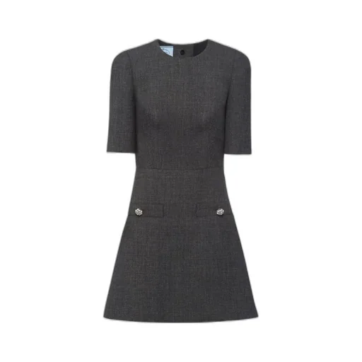Wool mini-dress