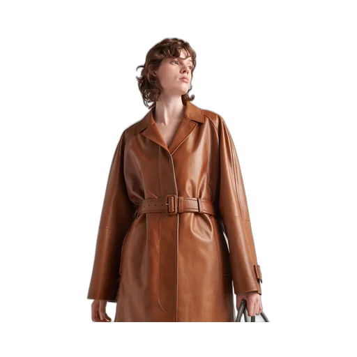 Nappa leather coat