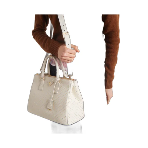 Large Prada Galleria studded leather bag