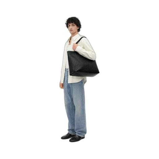 Large Intrecciato Zipped Tote