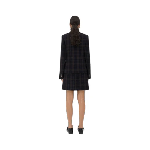 Checked Cotton Mouline Jacket