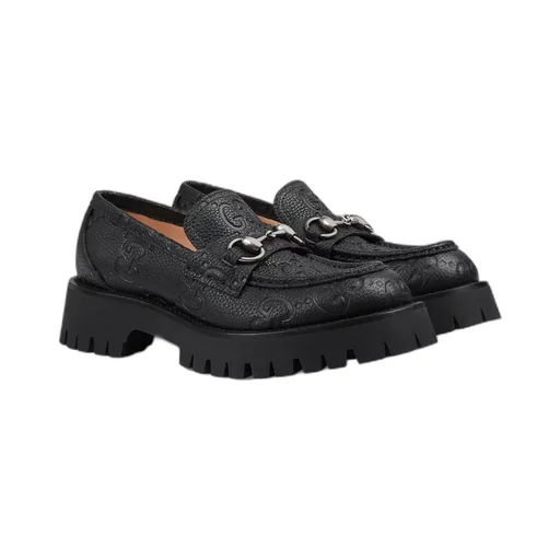Women's GG lug loafer with Horsebit