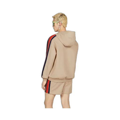 Jersey hooded sweatshirt