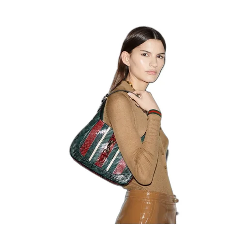 Gucci Jackie python shoulder bag