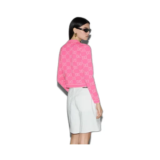 GG cotton jacquard cardigan