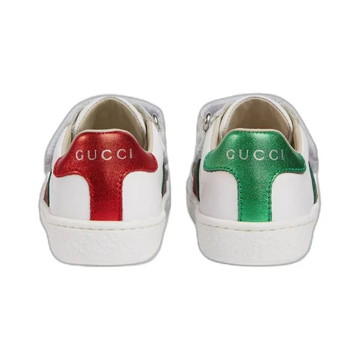 Toddler leather trainer with Web