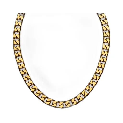 Chain necklace with Gucci script tag
