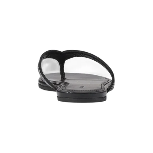 Round Printing Calfskin Sandals