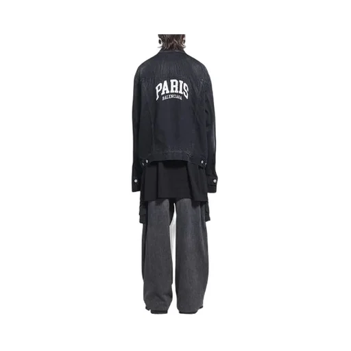 Cities Paris Oversized Denim Jacket