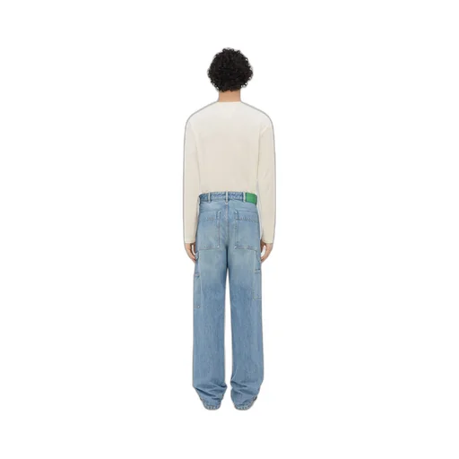 Vintage Indigo Cargo Denim