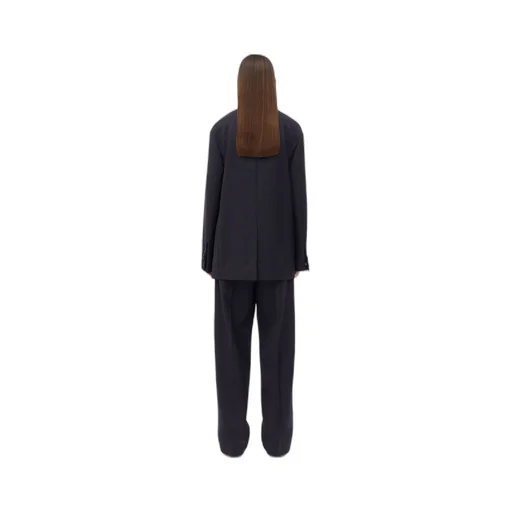 Striped Wool Belted Jacket