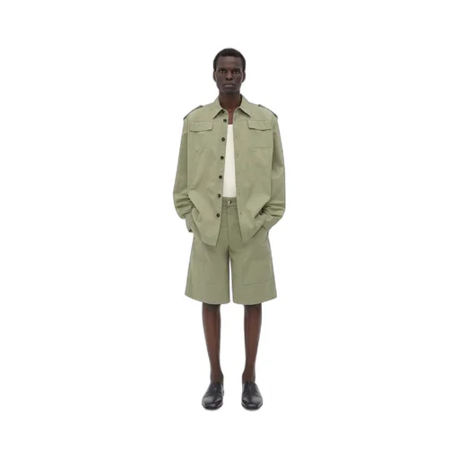 Light Cotton Twill Cargo Shorts