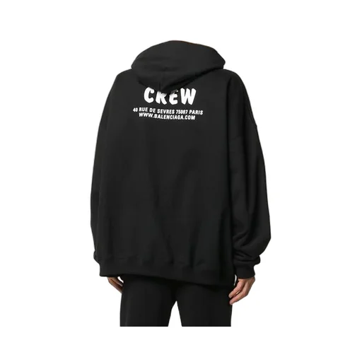 Crew Print Hoodie