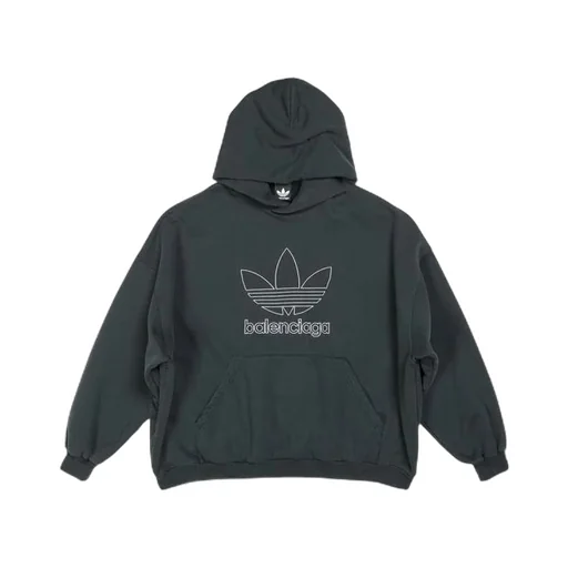 Balenciaga x Adidas Logo Oversized Hoodie