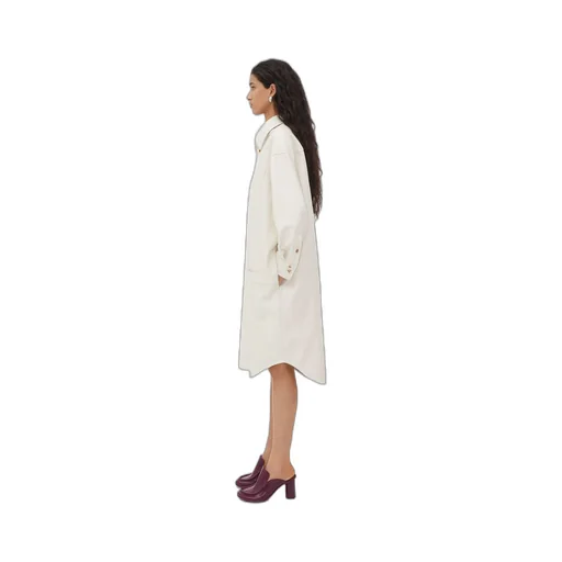 English Embroidery Leather Dress