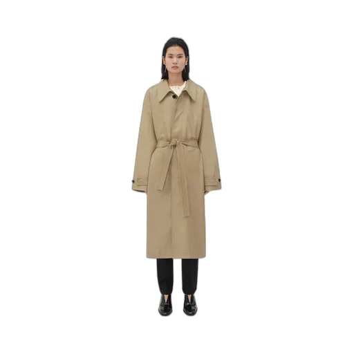 Leather Coat With Check Lining