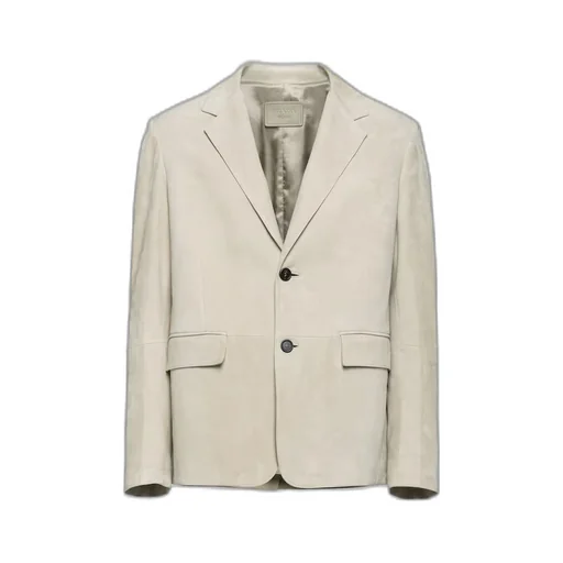 Suede leather jacket