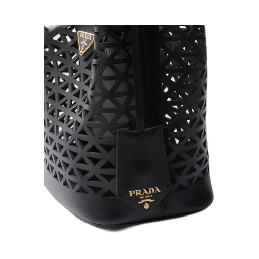 Prada Panier leather mini-bag with cut-out motif