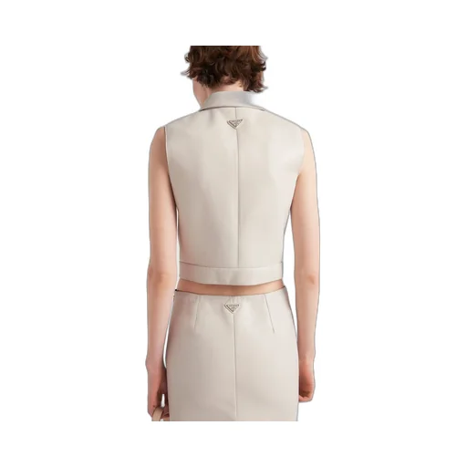 Nappa leather skirt